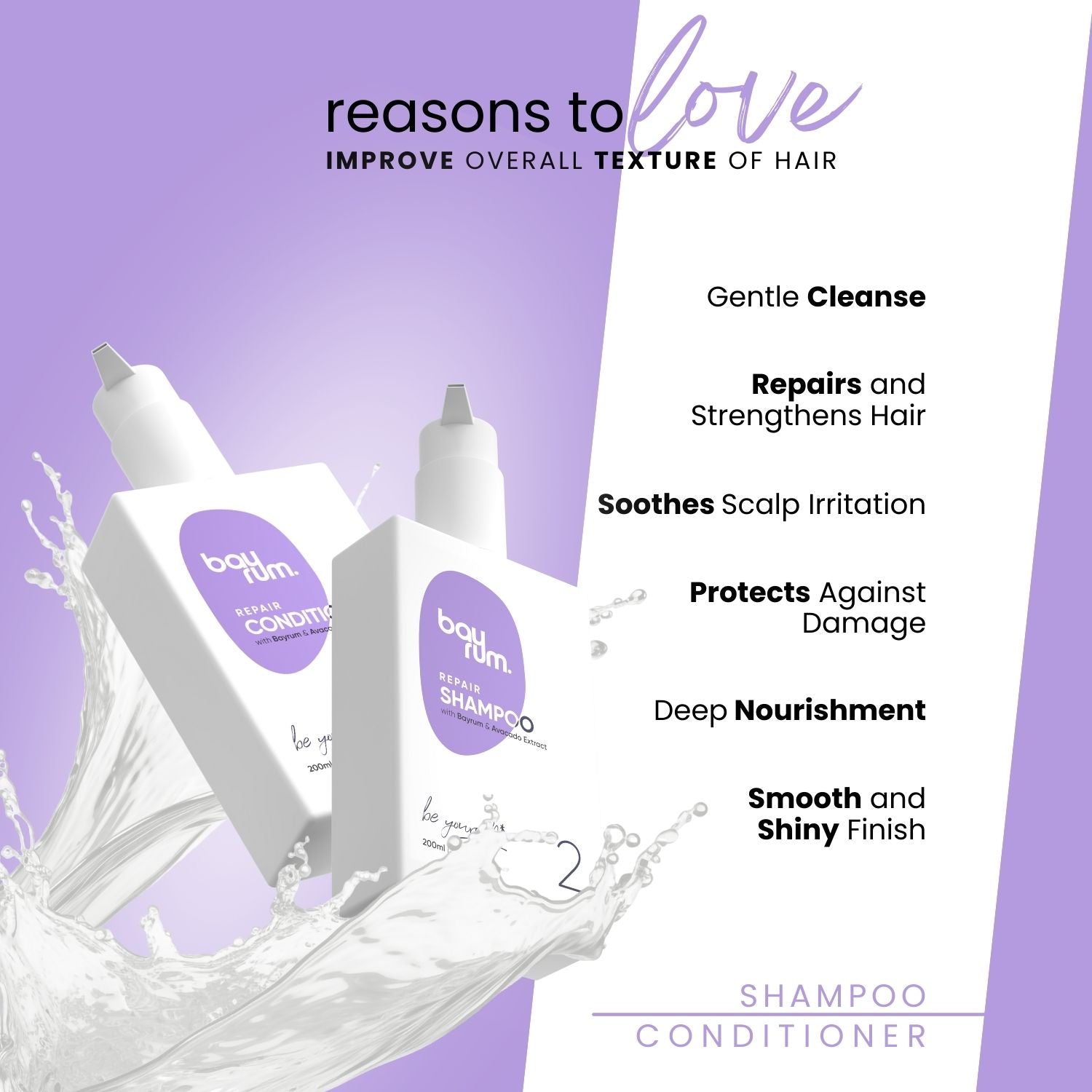 Hair Repair Shampoo & Conditioner Combo